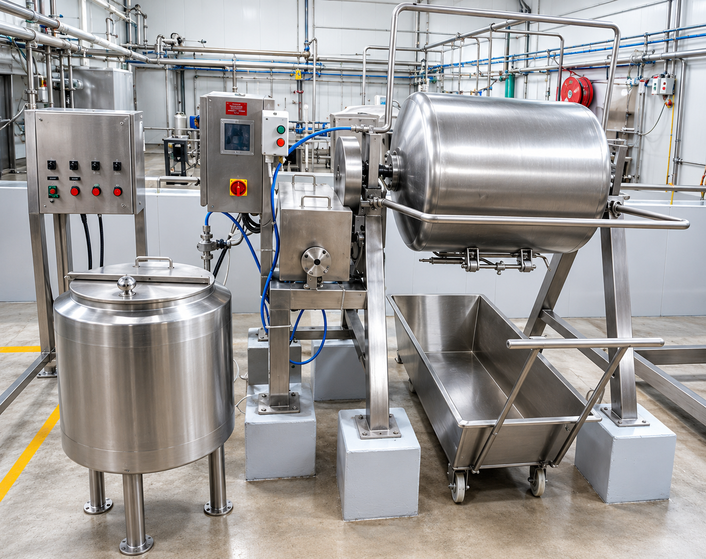 Butter processing unit - continuous butter making machine stainless steel